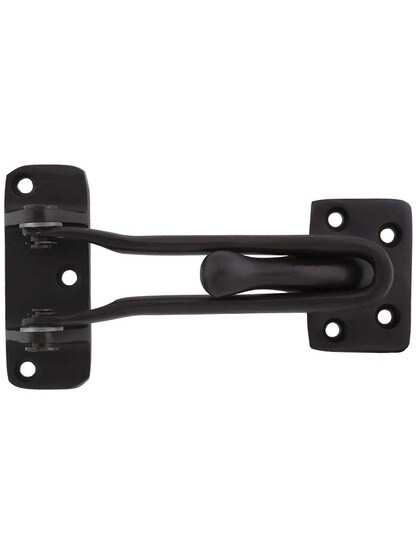 4 inch Swing-Arm Door Guard in Oil-Rubbed Bronze.